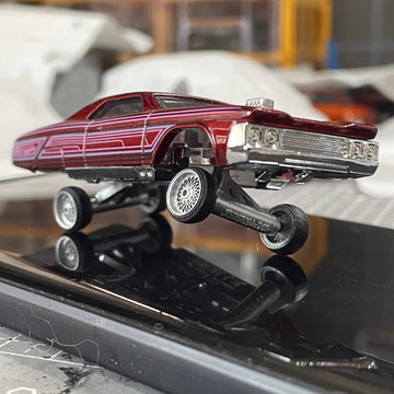 Lowrider Jumping Car Bicycle Modification Parts 1/64