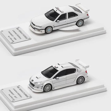 Peugeot 407 Taxi Sport Car Model Movie Fan Collection 1/64