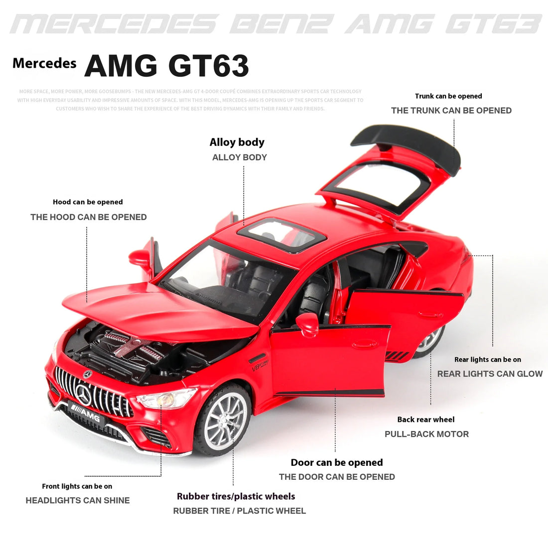Mercedes Benz AMG GT63  Sports 1/32