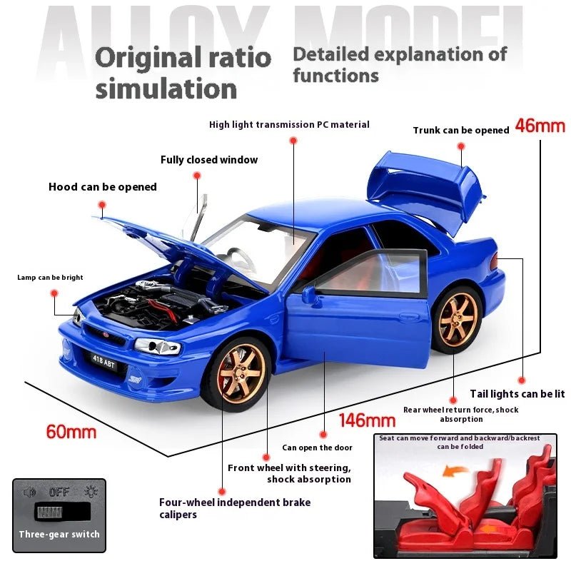 Subaru Impreza WRX STI Modified  1/32