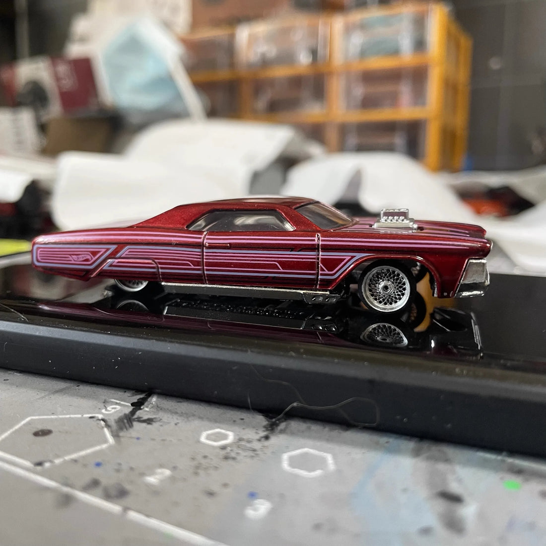 Lowrider Jumping Car Bicycle Modification Parts  1/64