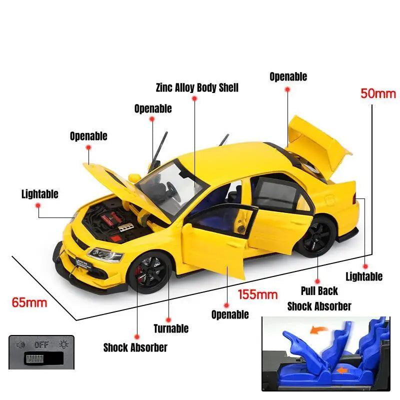Mitsubishi Lancer EVO Final Edition JDM Racing  1/32