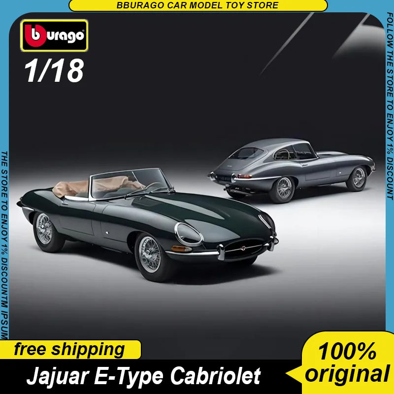 Jaguar E-Type Cabriolet 1/18