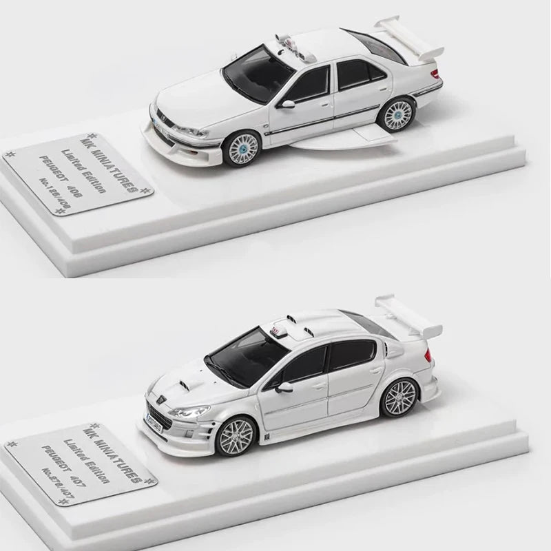 Peugeot 407 Taxi Sport Car Model Movie Fan Collection  1/64
