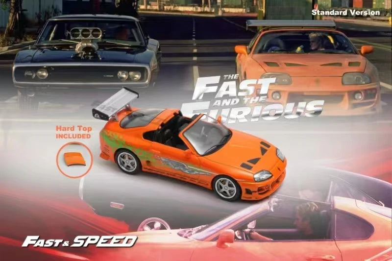 Toyota Supra A80 Bomex FNF Orange Limited999  1/64