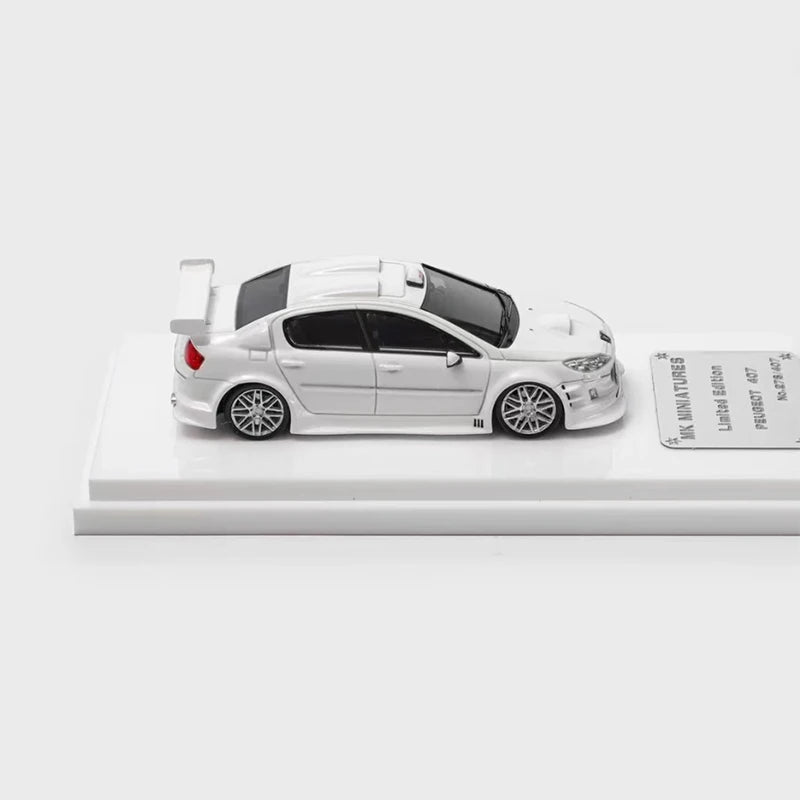 Peugeot 407 Taxi Sport Car Model Movie Fan Collection  1/64