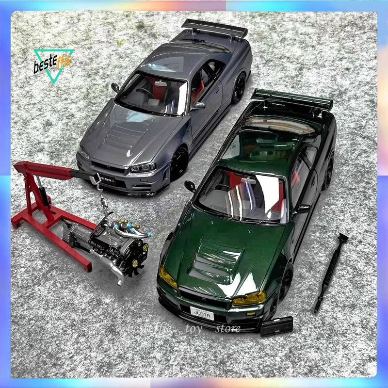 Nissan R34 Skyline Gtr 1/18