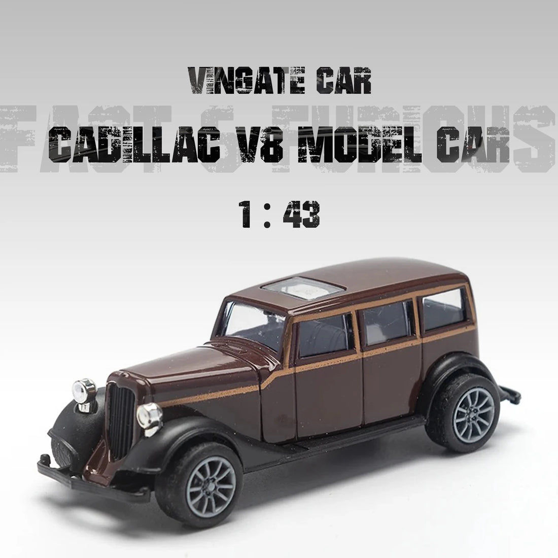 Vintage  Cadillacs V8 Pull Back 1/43