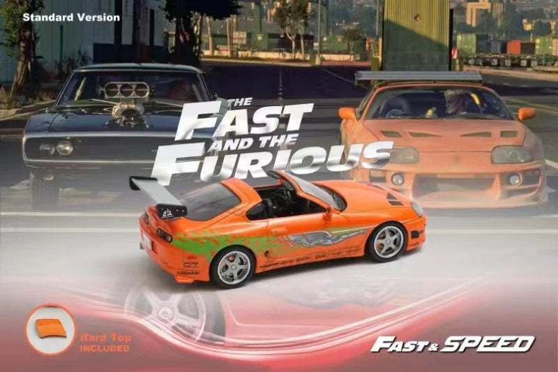 Toyota Supra A80 Bomex FNF Orange Limited999  1/64