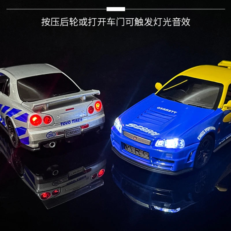 Nissan GTR R34  Fast & Furious 1/32